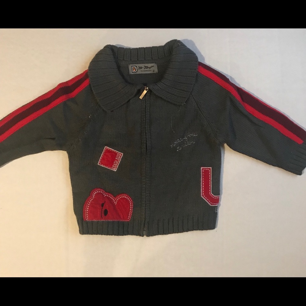 Zipper Infant Sweater